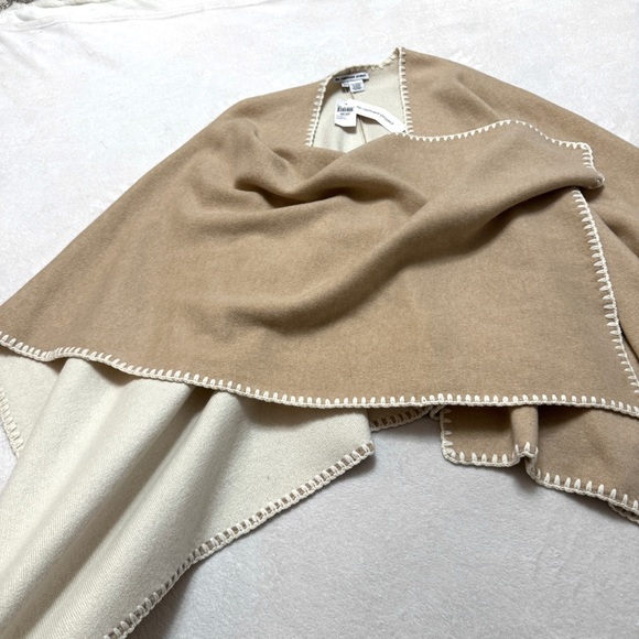 The Cashmere Project Whipstitch Wrap One Size Open Front Cardigan - Picture 7 of 9